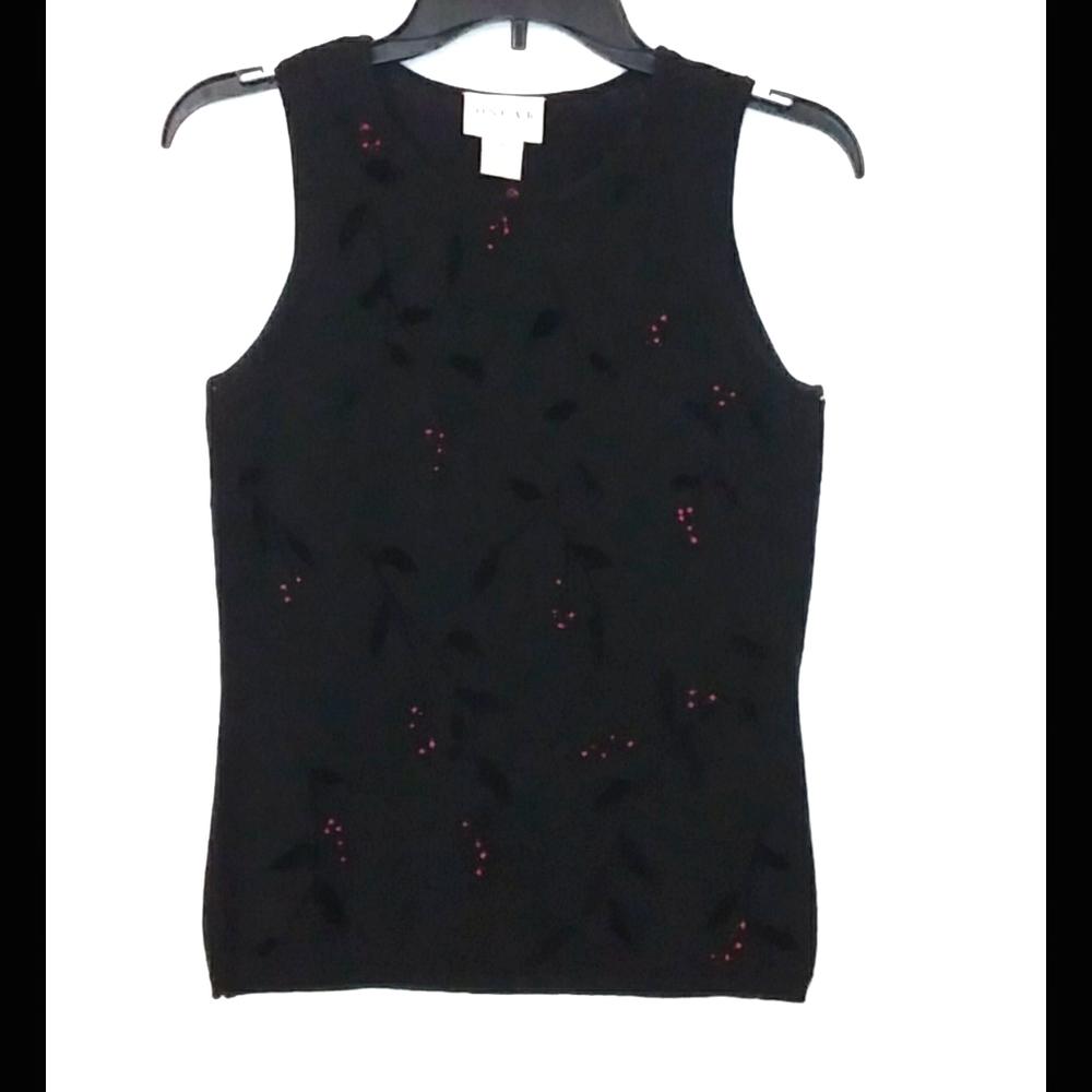 Wool Sleeveless Sweater by Oscar de la Renta